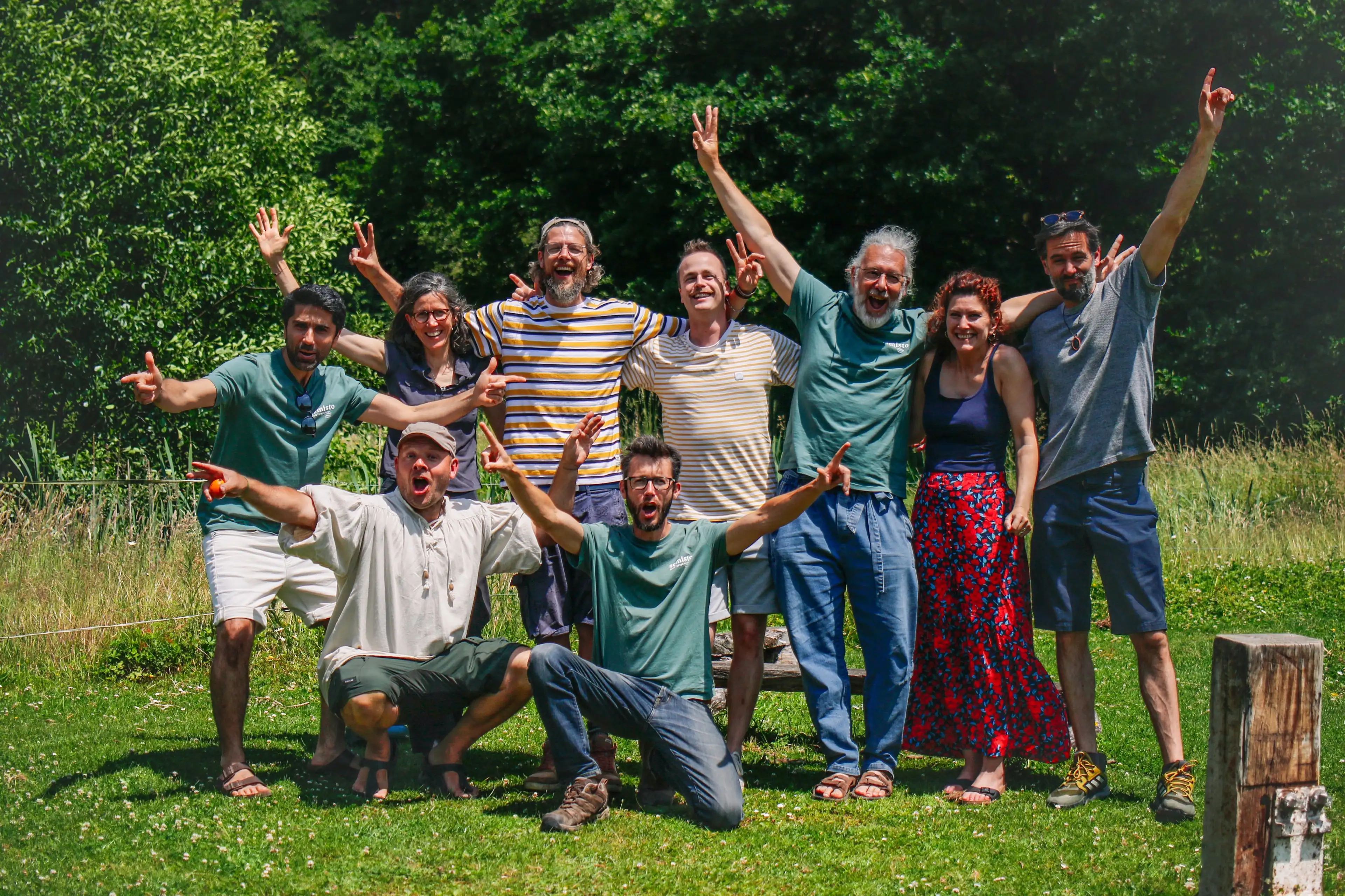 Les membres de Semisto en chantier collectif